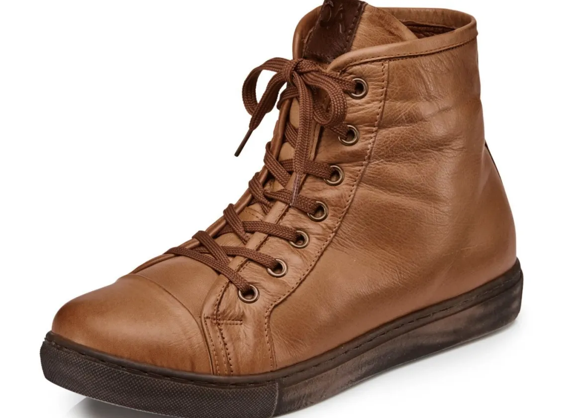 Andrea Conti, klassiche Damen-Stiefeletten, Winterschuhe, mit herausnehmbarem Fußbett