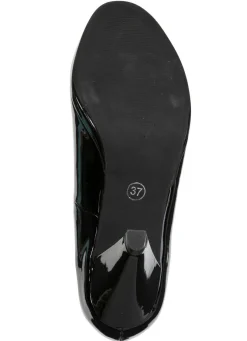 Andrea Conti, schicke Damen-Pumps, aus glänzendem Lackmaterial