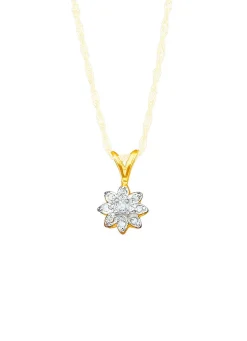 Anhänger mit Brillant und Diamanten