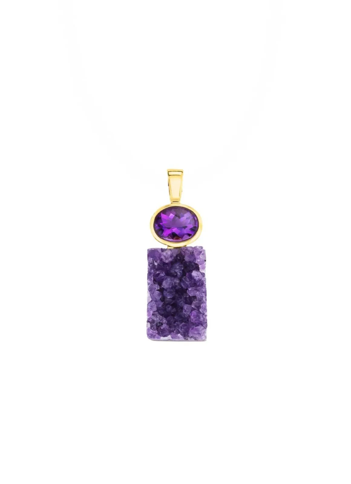 Anhänger mit echter Amethyst-Faszination