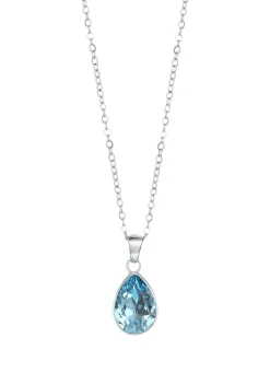 Anhänger mit Swarovski®-Kristall und Ankerkette