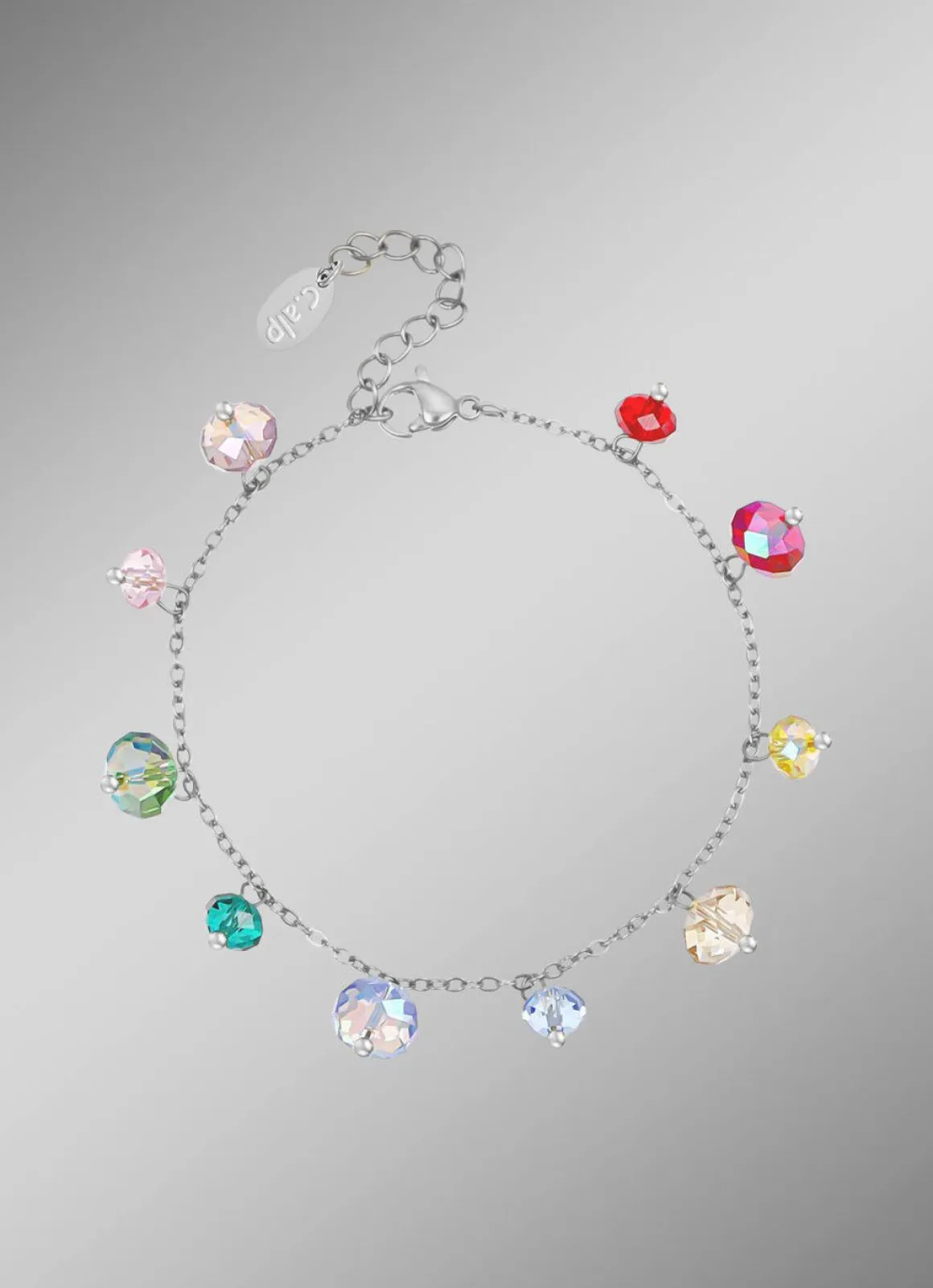 Armband mit bunten Swarovski®-Kristallen