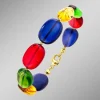 Armband mit echt Bernstein in Multicolor