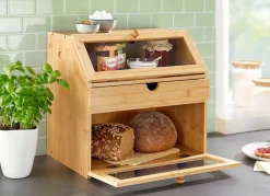 Backwaren-Theke für das Frühstücksbuffet zu Hause