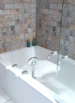 Badewannensitz aus stabilem Aluminium
