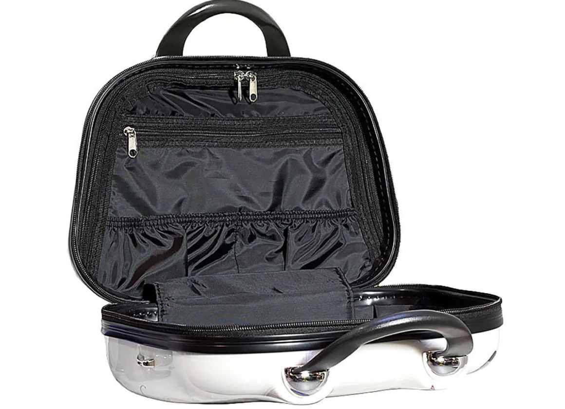 Beautycase Butterfly mit unterteiltem Innenfach