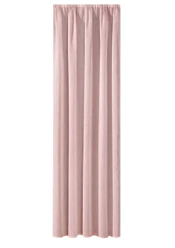 Übergardine in Leinenoptik
