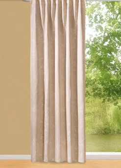 Übergardine mit Ranken-Motiv