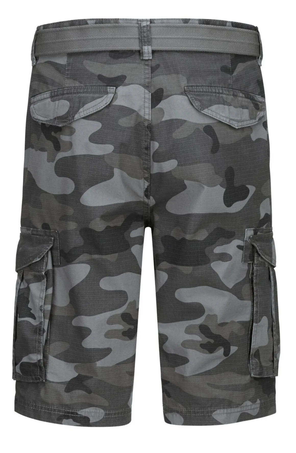Bermudas mit Gürtel und Cargotaschen in 2 Farben