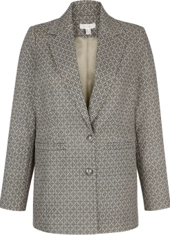 Blazer mit grafischem Dessin