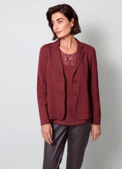 Blazer mit hübscher Stickerei