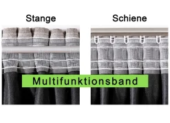 Blickdichter Verdunkelungsschal mit Kombiband