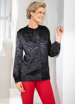 Bluse in Animal-Optik in 2 Farben