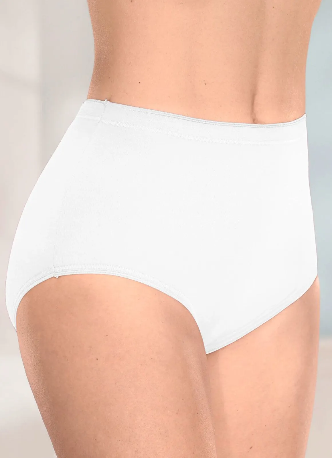 brio lingerie Fünferpack Slips mit elastischen Abschlüssen