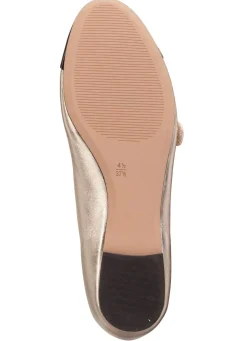 Caprice, schicke Damen-Ballerinas, Weite G, mit herausnehmbarem Fußbett