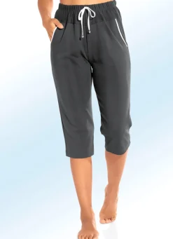Caprihose mit Zierband