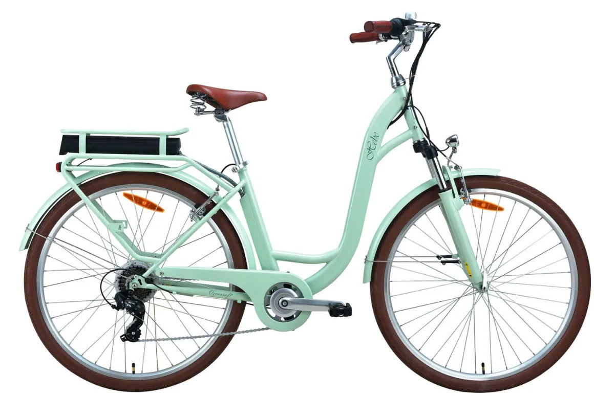 City-E-Bike mit Tiefeinstieg