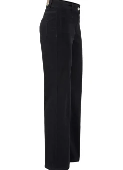 Cordhose mit weitem Beinverlauf
