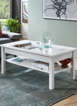 Couchtisch mit großer Ablagefläche