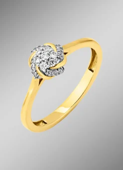 Damenring mit 23 Diamanten