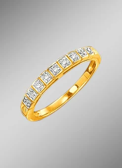 Damenring mit Diamanten