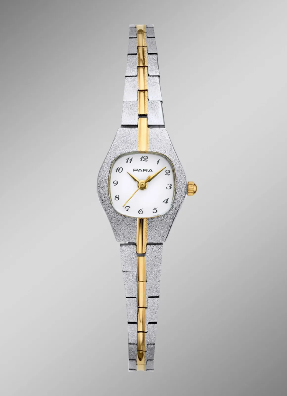 Damenuhr von Para mit bicolorfarbenem Schmuckbandgehäuse