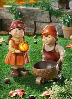 Dekofiguren Herbstkinder Mila + Toni