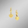 Diamantiere Herz-Ohrringe aus Gold
