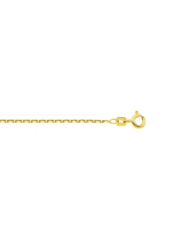 Diamantierte Ankerkette aus Gold