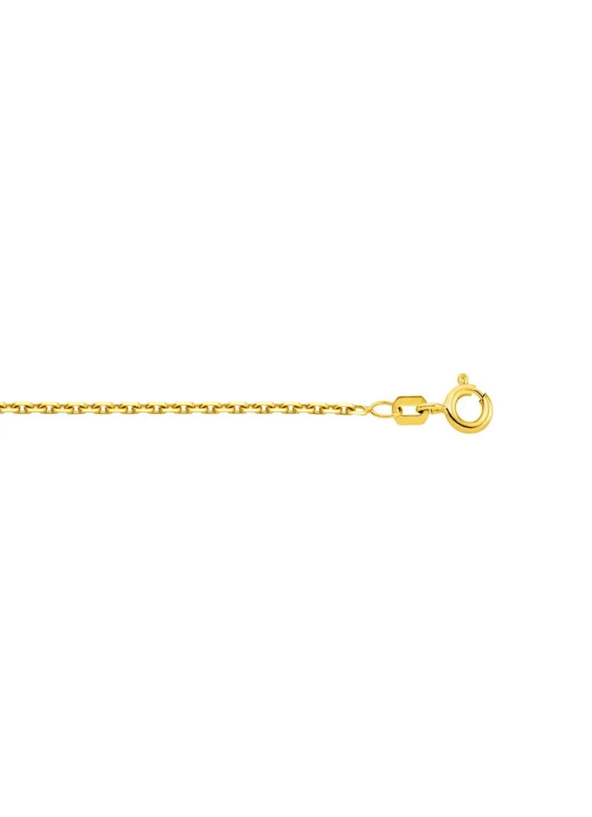 Diamantierte Ankerkette aus Gold