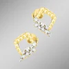 Diamantierte Ohrstecker mit 18 Brillanten