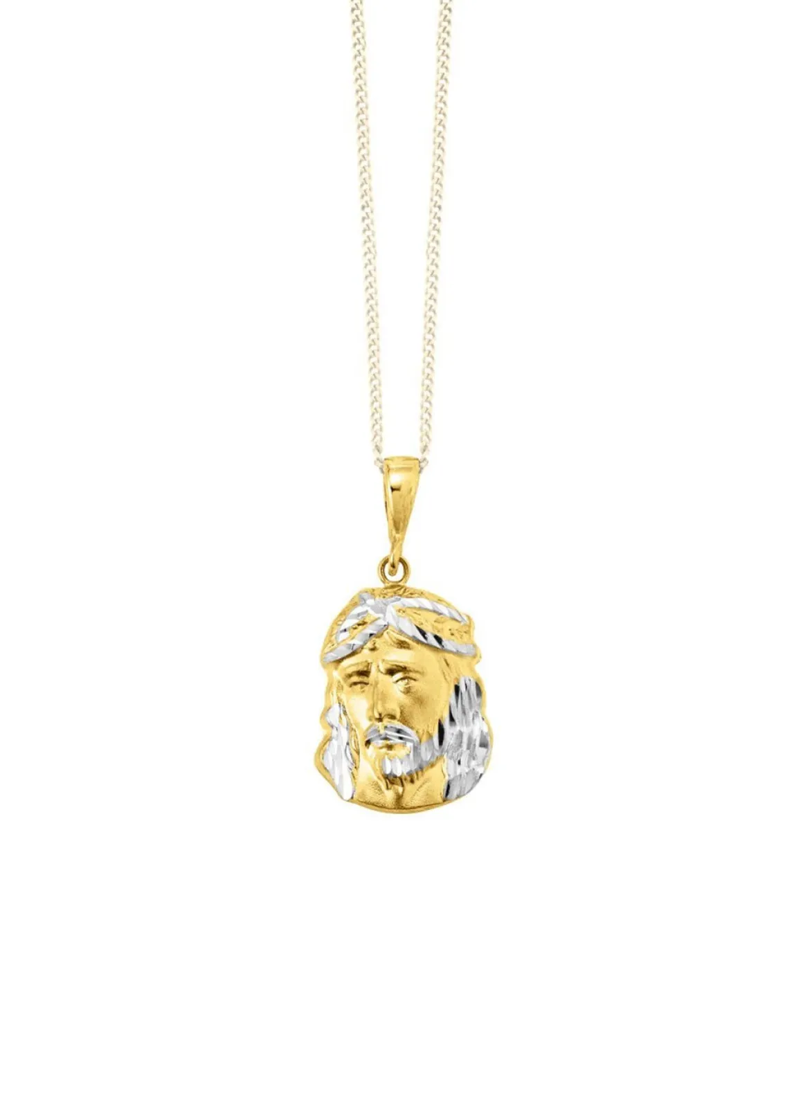 Diamantierter Anhänger in Bicolor