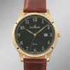 Dugena-Quartz-Herrenuhr mit Edelstahlgehäuse