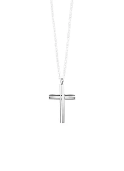 Durchbrochener Kreuz-Anhänger aus Edelstahl