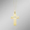 Durchbrochener Kreuz-Anhänger aus Gold