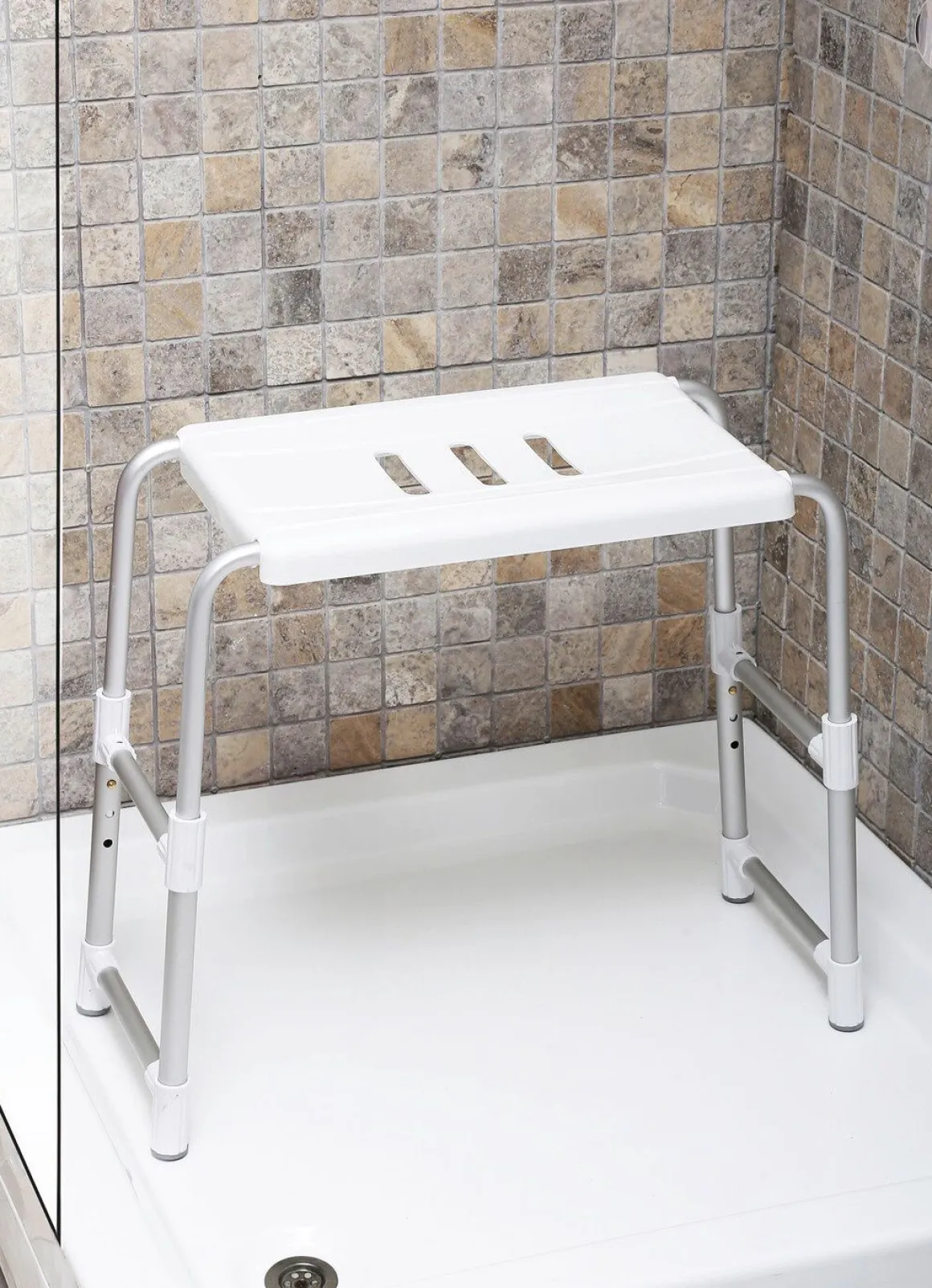 Dusch- und Badehocker mit XXL-Sitzfläche