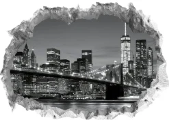 3D-Wand-Tattoo New York mit beeindruckendem 3D-Effekt
