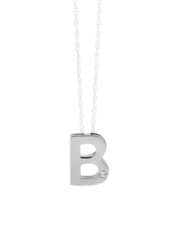 Einzigartig und elegant: Buchstaben-Anhänger aus Platin