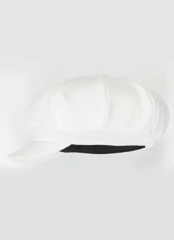 Elegante Damen-Ballonmütze, mit rückwärtigem Elastikeinsatz