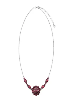 Elegante Halskette mit Granat