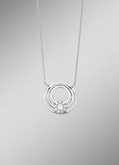 Elegante Halskette mit synth. Zirkonia