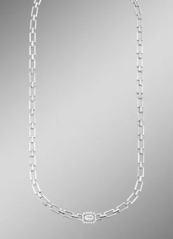 Elegante Halskette mit synth. Zirkonia
