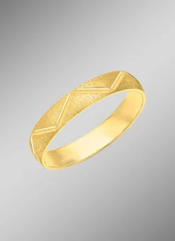 Eleganter Partnerring in vergoldetem Silber 925/- fein