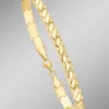 Elegantes, glänzendes Armband mit Karabiner
