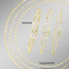 Elegantes 6-teiliges Schmuck-Set aus Silber