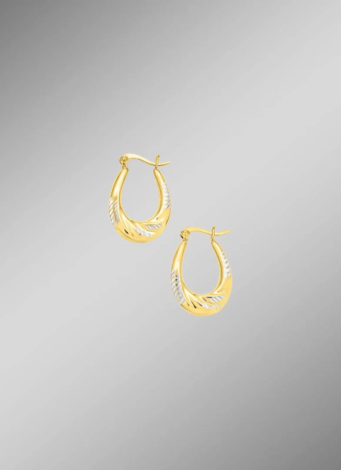 Eleganz und Glanz: Creolen in Bicolor