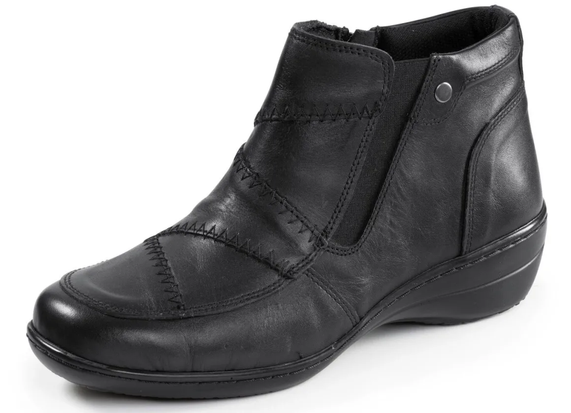 ELENA EDEN, bequeme Damen-Boots, Weite H, mit herausnehmbarem Fußbett