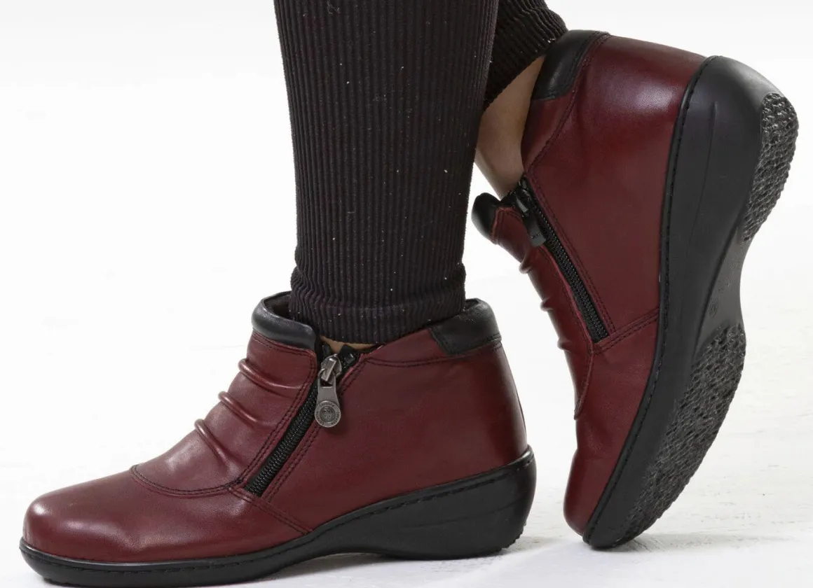 ELENA EDEN, bequeme Damen-Boots, Weite H, mit herausnehmbarem Fußbett