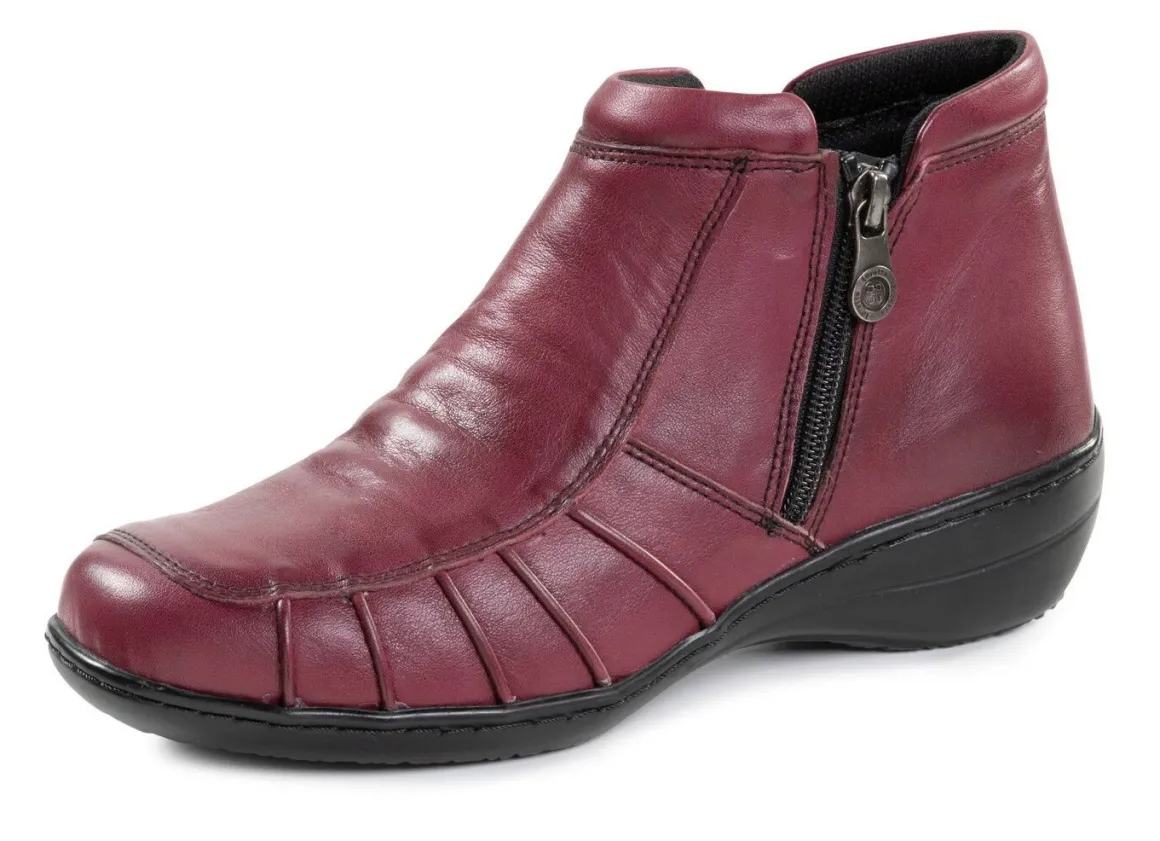 ELENA EDEN, bequeme Damen-Boots, Weite H, mit herausnehmbarem Fußbett