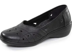 ELENA EDEN, bequeme Damen-Slipper, Weite H, mit herausnehmbarem Fußbett